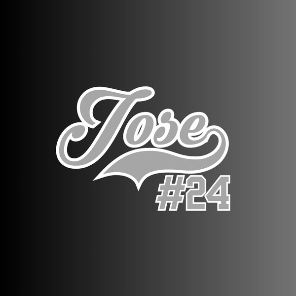 Aangepaste softbal Swoosh lettertype tekst | Nummer | Gepersonaliseerd | Teammascotte | Teamnaam | Jersey | Honkbal | | SVG, PDF, PNG