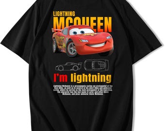 BRZ Collection Unisex Oversize Lightning McQueen T-shirt