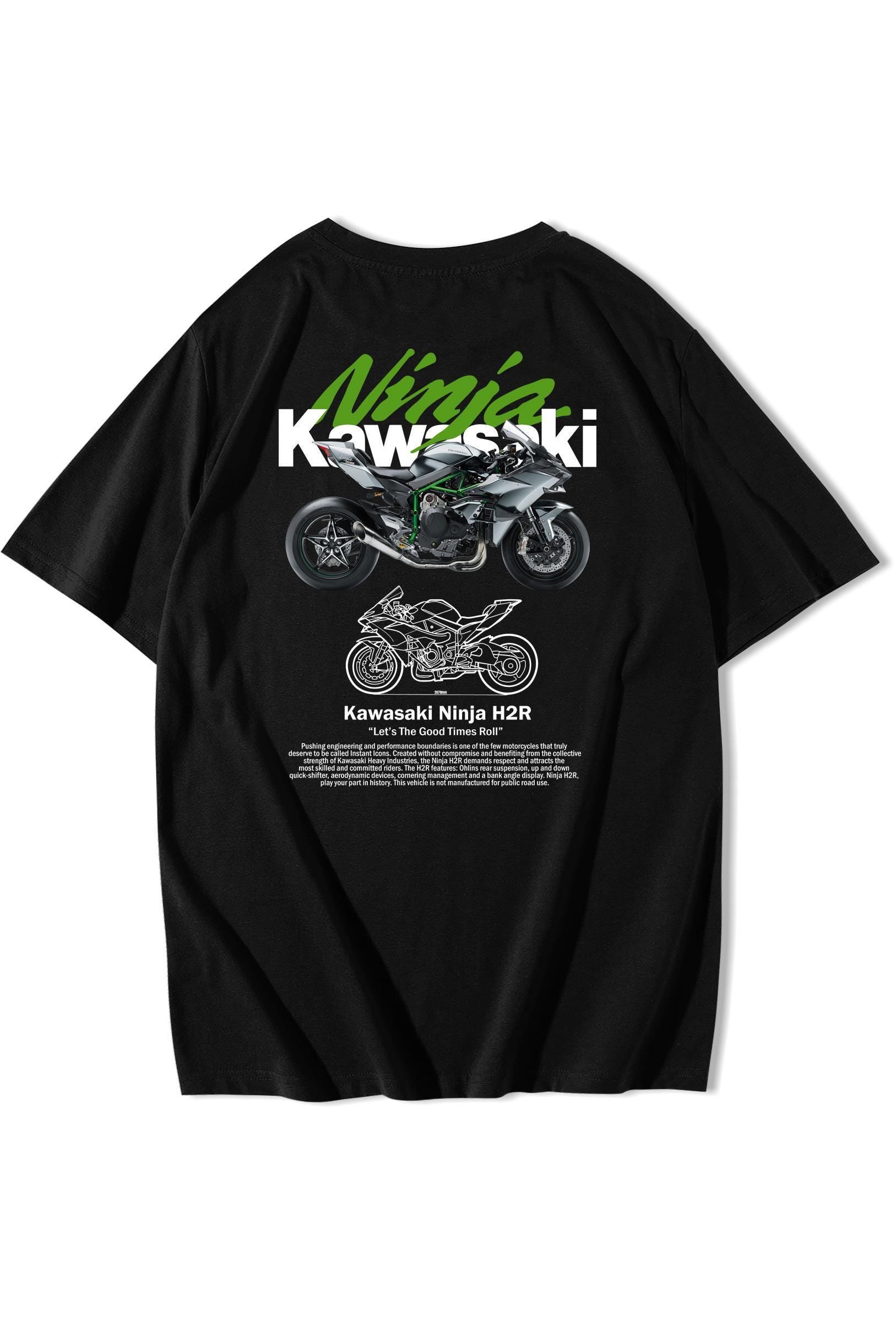 Kawasaki Ninja H2R Oversized T-shirt BRZ Collection Unisex