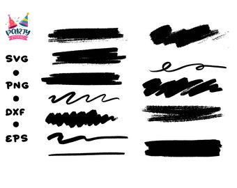 Cepillos SVG Paquete, Vector Cricut, Cepillos cortados SVG para Cricut, Cepillos Clipart PNG Cepillos Silueta, Cepillos vector svg Cepillo Camiseta svg