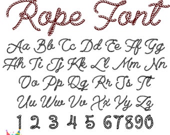 Fonte Rope Otf, Rope Letters svg, Cowboy Svg Letters Western Font, Rope Svg Alphabet, Western SVG Font Western letras SVG Handwriting Font