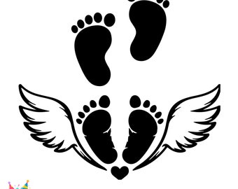Baby Angel Svg, Hands Svg, Baby Feet SVG Cricut, Newborns Legs, Baby Love Silhouette svg, Baby Feet Png, Baby Legs Svg, Hands Png Religious
