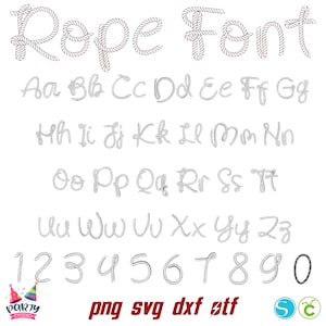 Seil Schriftart svg, Seil Buchstaben svg, Cowboy Schrift Buchstaben SVG, Seil Buchstaben SVG, Western Schrift, Seil Seil SVG Alphabet, Western SVG Schrift Western Buchstaben SVG