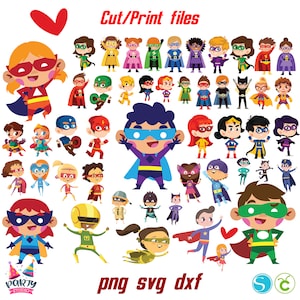Super Heroes Bundle Superhero Svg Cricut Layered Heroes Cricut Superheroes Png Camisa de bebê Diy Svg Baby SuperheroPng, Heros Svg, Chibiki svg