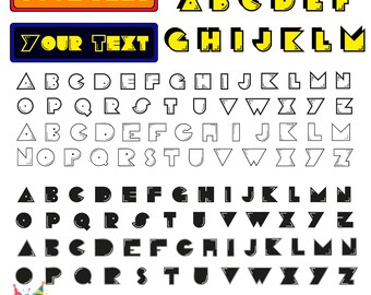 Arcade Gamer Bundle, fonte de jogo Svg Png, Arcade Gamer Letters Layered Cricut, Gamer Font Svg, Baby font otf, Game Letters Png Gamer shirt DIY