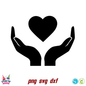 Hands Svg Png Hands with Heart Svg heart love Svg Hands Png Heart Cricut SVG Hands Cricut Svg Heart PNG Love Silhouette Svg Christian Prayer