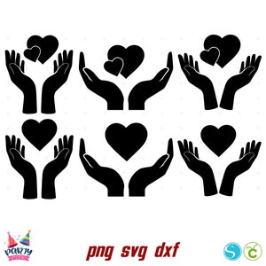 Hands Svg Png Hands with Heart Svg heart love Svg Hands Png Heart Cricut SVG Hands Cricut Svg Heart PNG Love Silhouette Christian Prayer Svg