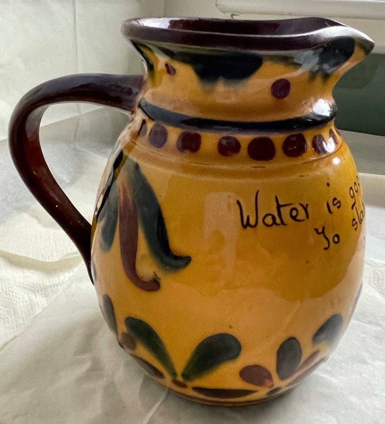 Delightful Aller Vale Torquay Pottery 'kerswell Daisy' Pattern Jug With