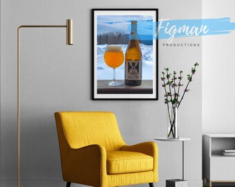 Hill Farmstead Wall Art *DESCARGA INSTANTÁNEA* / Beer Art / Beertography / Beer Lover Gift / Man Cave Wall Art / Bar Art / Food and Beverage