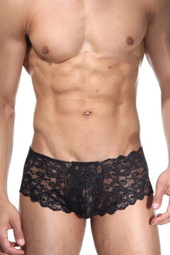 Tanga Boxer De Encaje De Hombre Calzoncillos Ropa De Encaje Hombre