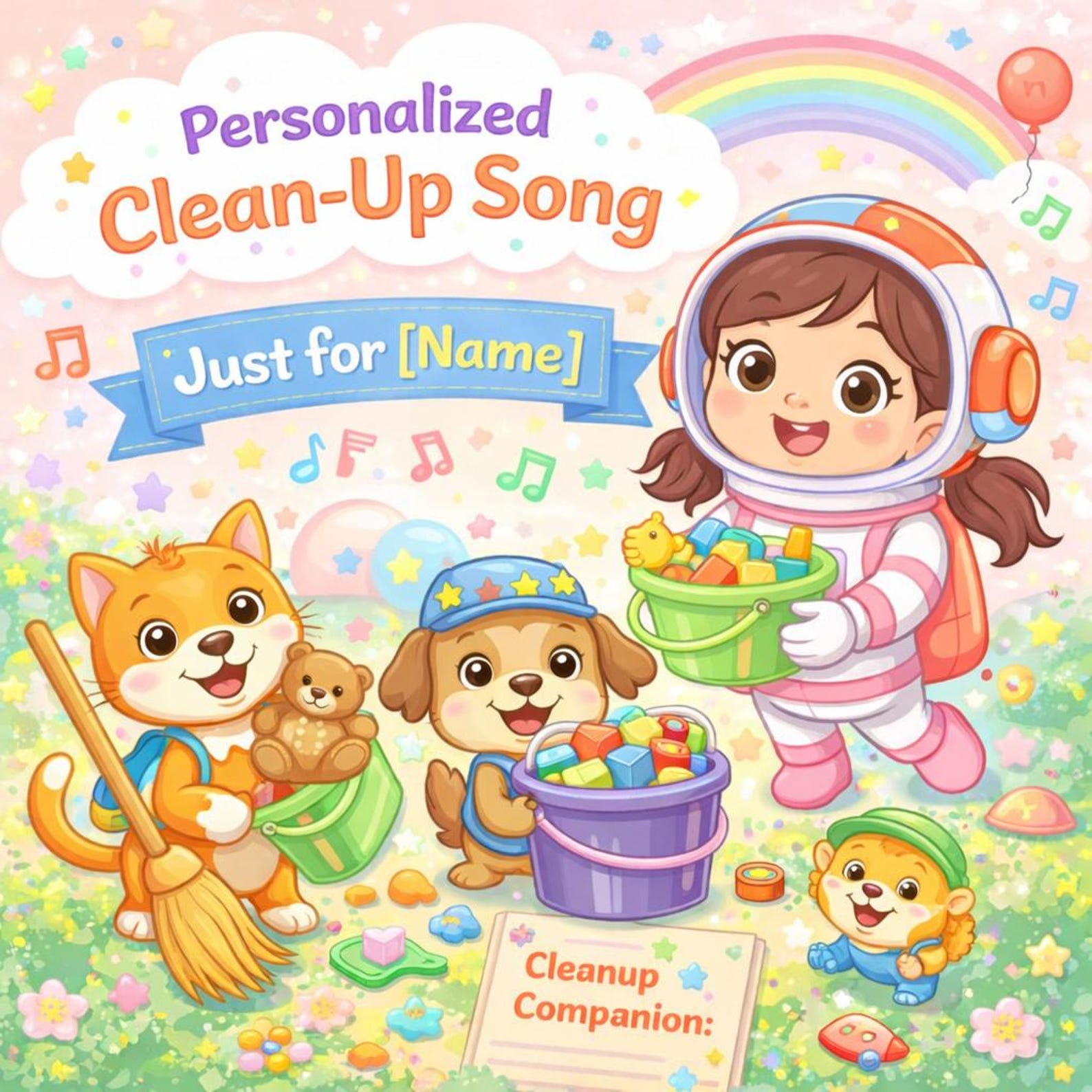 Custom Kids Clean up Song: Personalized Children's Music (digital ...
