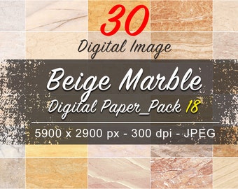 Marmor Digitales Papier, Marmor Textur, nahtlose Papiere, druckbare Papiere, Marmor Hintergrund, digitales Scrapbooking, beige Marmor