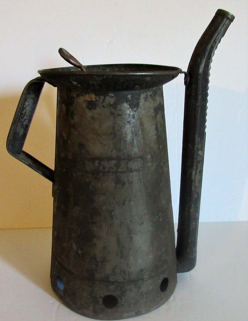 Antique Huffman Gallon Long Swing Spout Oil Can Dayton Ohio Etsy