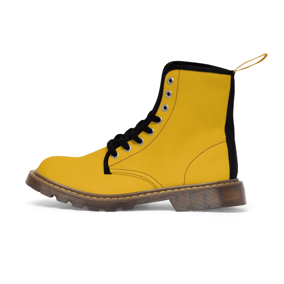 Yellow Combat Boots - Etsy