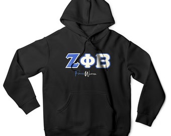 Accessoires Zeta Phi Beta, sweat à capuche grec Zeta Phi Beta sorority, Zeta Phi Beta, sweat à capuche pour femme Zeta Phi Beta sororité plus fin