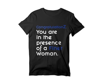 Zeta Phi Beta Sorority Shirt, Zeta Phi Beta Paraphernalia, Zeta Phi Beta Sorority Greek T-shirt, A Zeta Lady, CongratulationZ T-Shirt