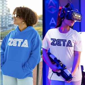 Zeta Phi Beta Sorority Retro Design / Zeta Phi Beta Sudadera con capucha / Zeta Phi Beta Sorority Camiseta griega
