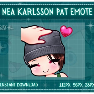 Nea Karlsson Pat Emote | Dead By Daylight | Twitch Sub/Bit Emotes