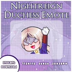 Emote de Duquesa de Nightreign de Elden Ring / Emotes para suscriptores de Twitch, Discord y YouTube