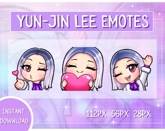 Yun-Jin Lee Emotes | Niedliche Dead by Daylight Survivor Emotes für Twitch, Discord, Youtube