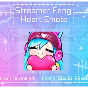 Cute Streamer Feng Min Emote | Dead By Daylight Emotes | Twitch, Discord Emotes