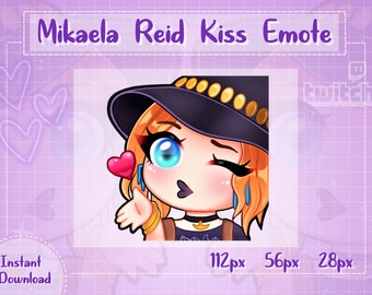 Mikaela Reid Kuss Emote | Dead By Daylight | Twitch Sub/Bit Emotes