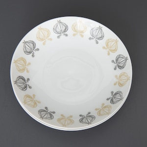Vintage Thomas Rosenthal Dinnerware, Constanze Soup Plate, Sigvard Bernadotte Onion Design, Mid Century Modern Tableware
