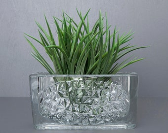 ヴィンテージ RUDOLFOVA GLASS Works チェコ SKLO 花瓶