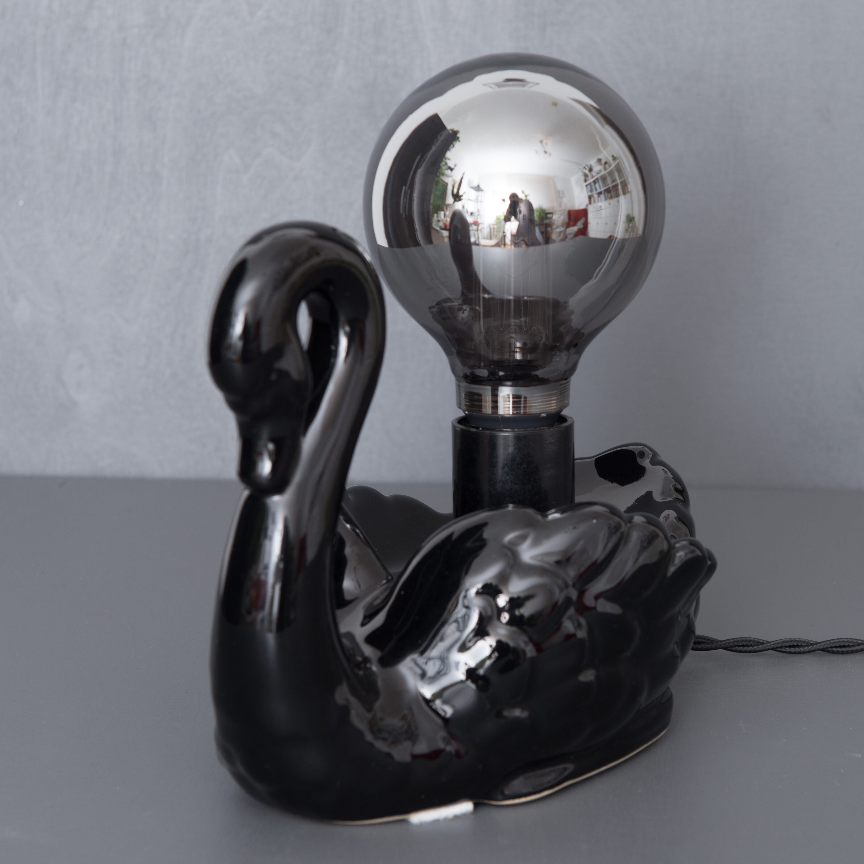 Black Swan Vintage Lamp Vintage Table Lamp Decorative Light