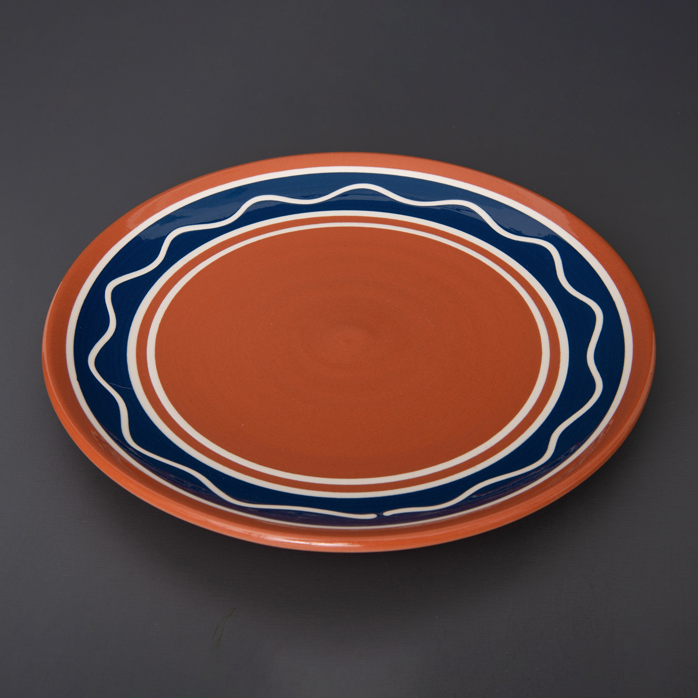 Very Large Serving Plate Vintage Pottery Klippan Keramik Etsy