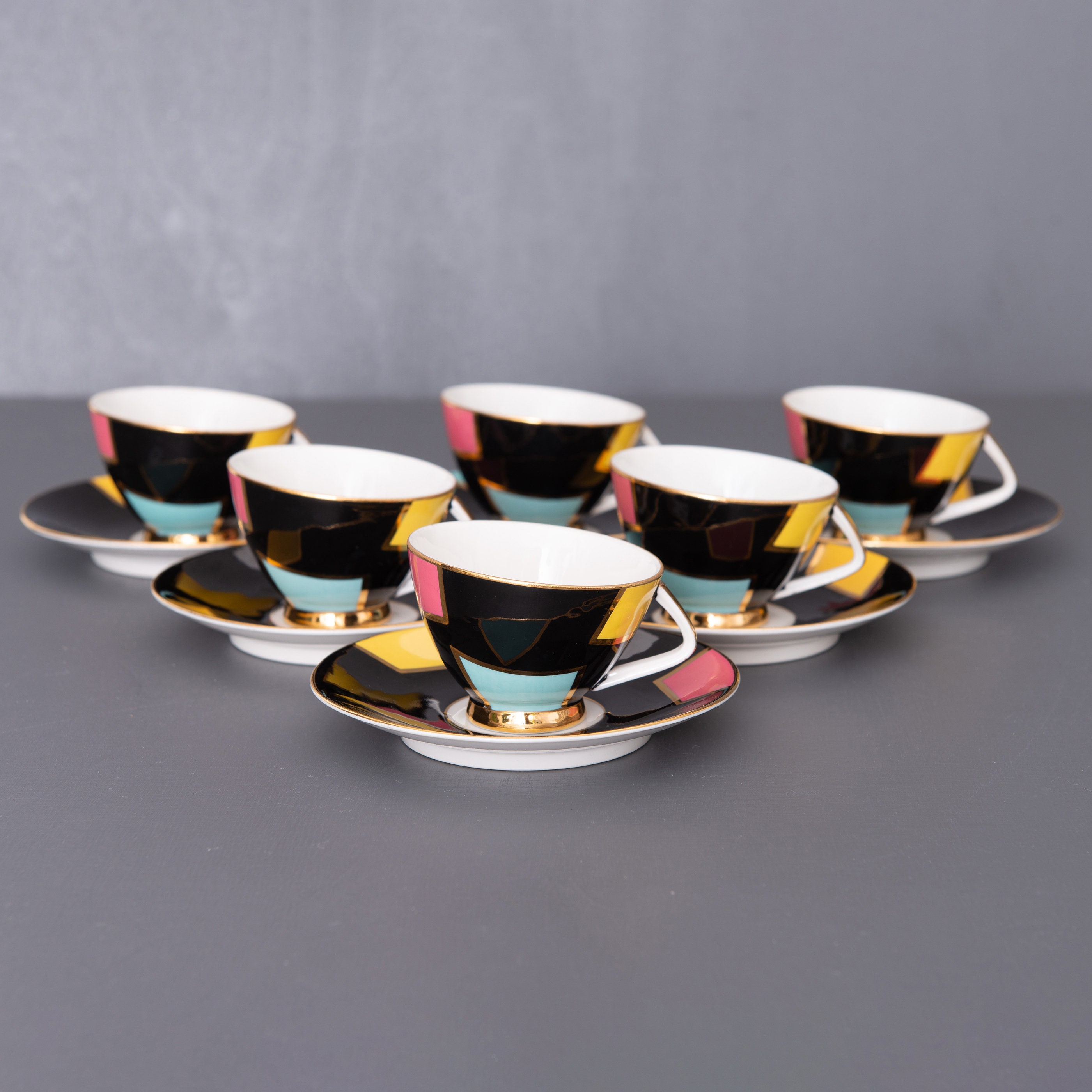 Aspen Espresso Cup with Saucer, Set of 8 + Reviews