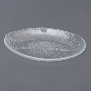 Arcoroc Aspen Oval Leaf Serving Plate 1990s France