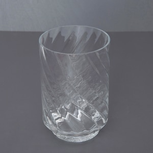 Clear Glass Vintage Vase