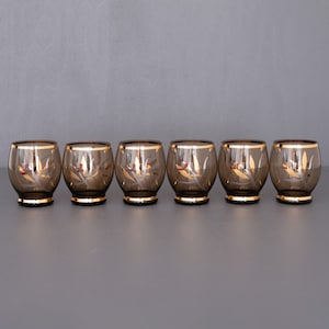Vintage Brandy Glasses from Bohemia Czechoslovakia. In Mint Condition and Never Used.