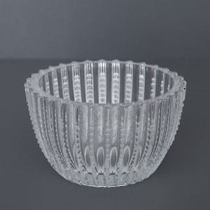 Crystal Serving Bowl Vintage from 1970s