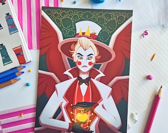 Lucifer Hazbin Hotel 8x11 Luster Print - Etsy