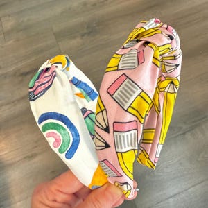 Mommy and Me Headband, Matching Headband for Mom and Daughter, Knot Headband, Stretchy Baby Bow, Back to school Headband, School Hair Bow