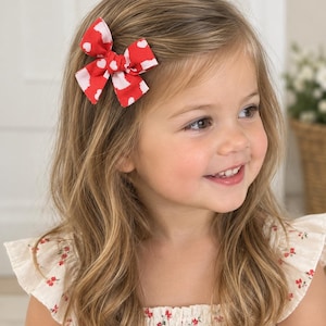 Ohio State Baby Bow, Ohio State Hair Clip for Girl, Ohio State Hair Bow, Ohio State Buckeye Hair Accessory, Buckeye Gameday Outfit, OSU Bow