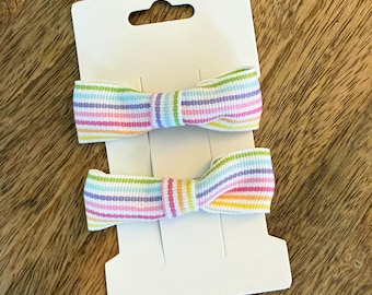 Rainbow Hair clip, little girl hair clip, rainbow hair accessories