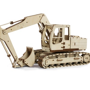 Excavator | Wooden 3D Modeling Kit | by Vody Toys