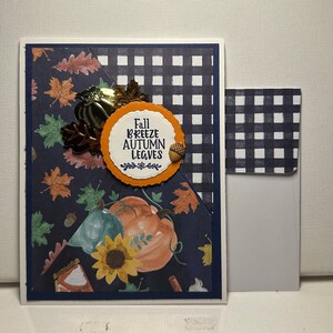 3 PACK - Homemade Greeting Card - Fall/Autumn - Pumpkin Spice - Stampin' Up