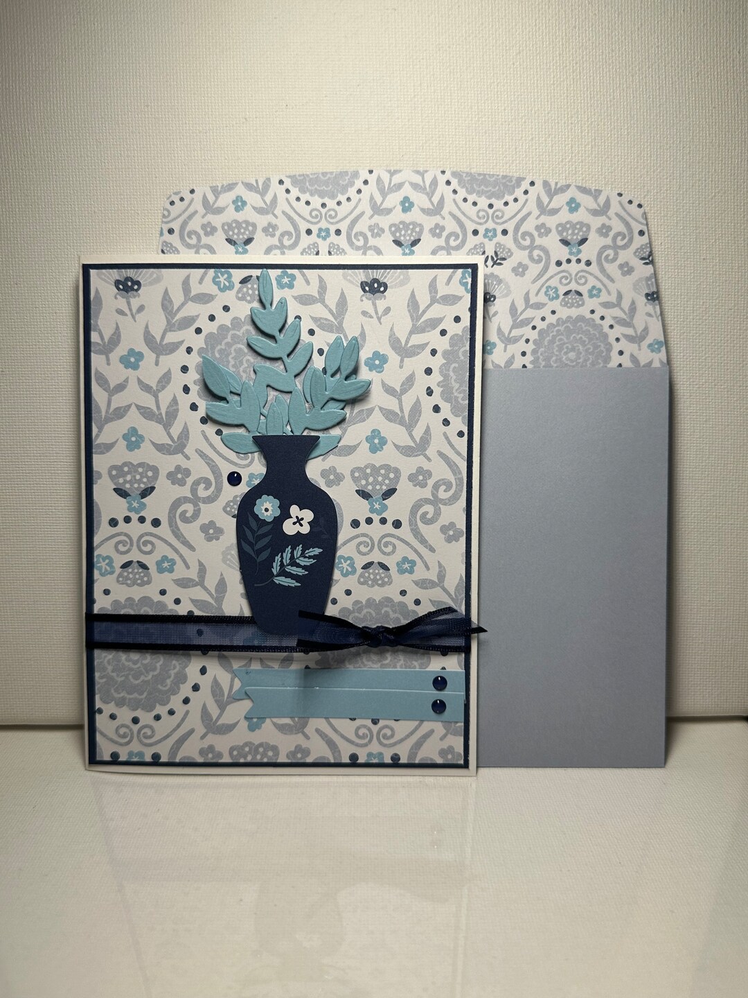Homemade Greeting Card - Thank You - Floral - Stampin' Up - Etsy