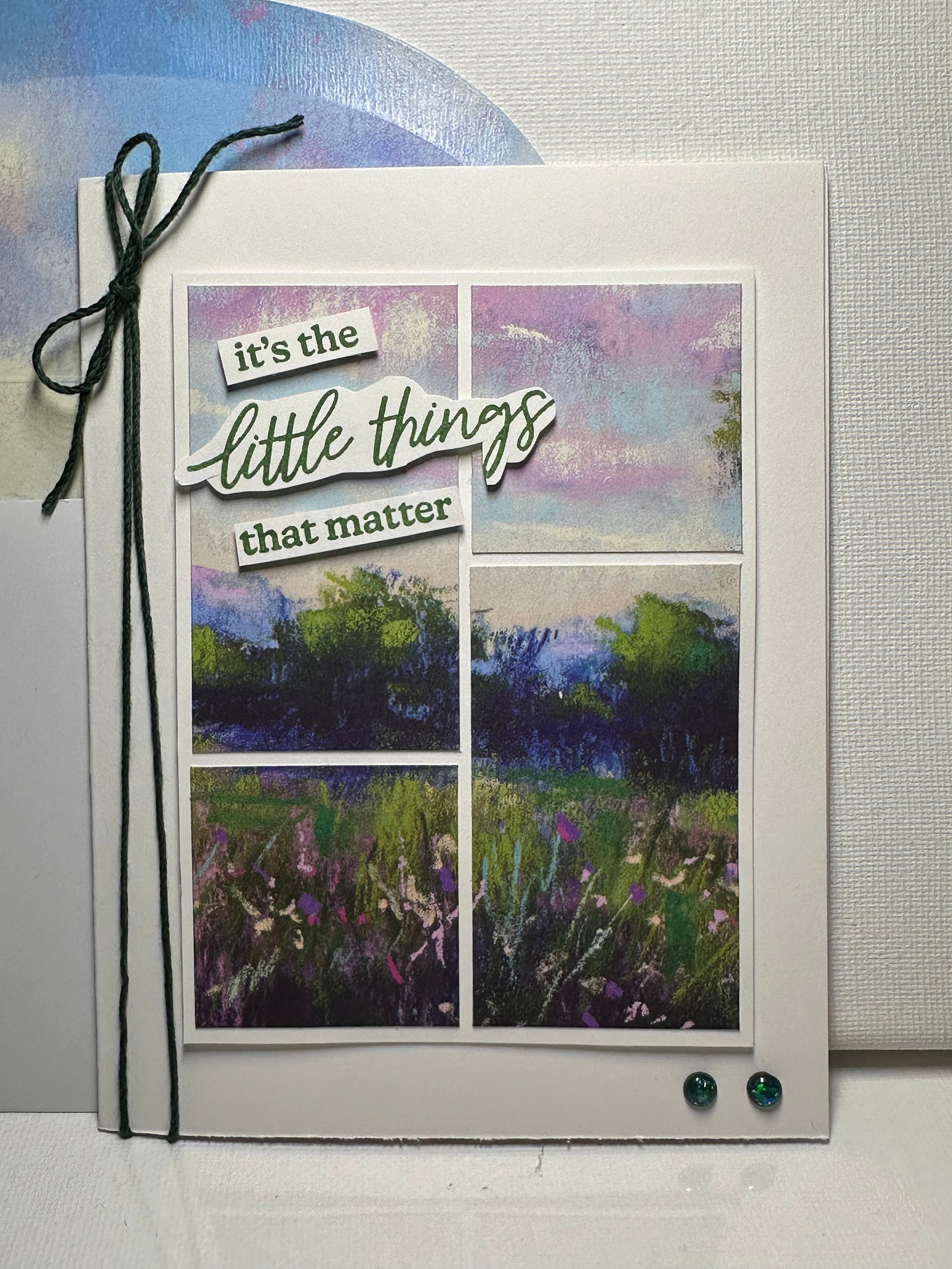 Homemade Greeting Card - Thinking of You - Trees - Floral - Stampin' Up ...