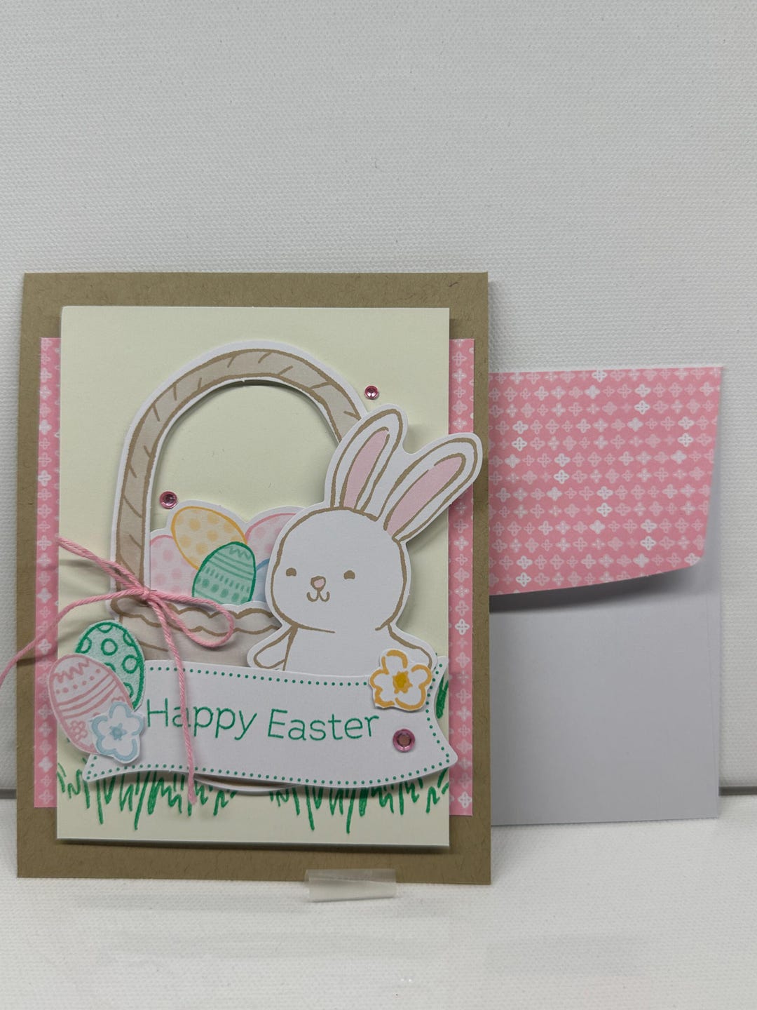 Homemade Greeting Card - Easter - Spring - Bunny - Stampin' Up - Etsy