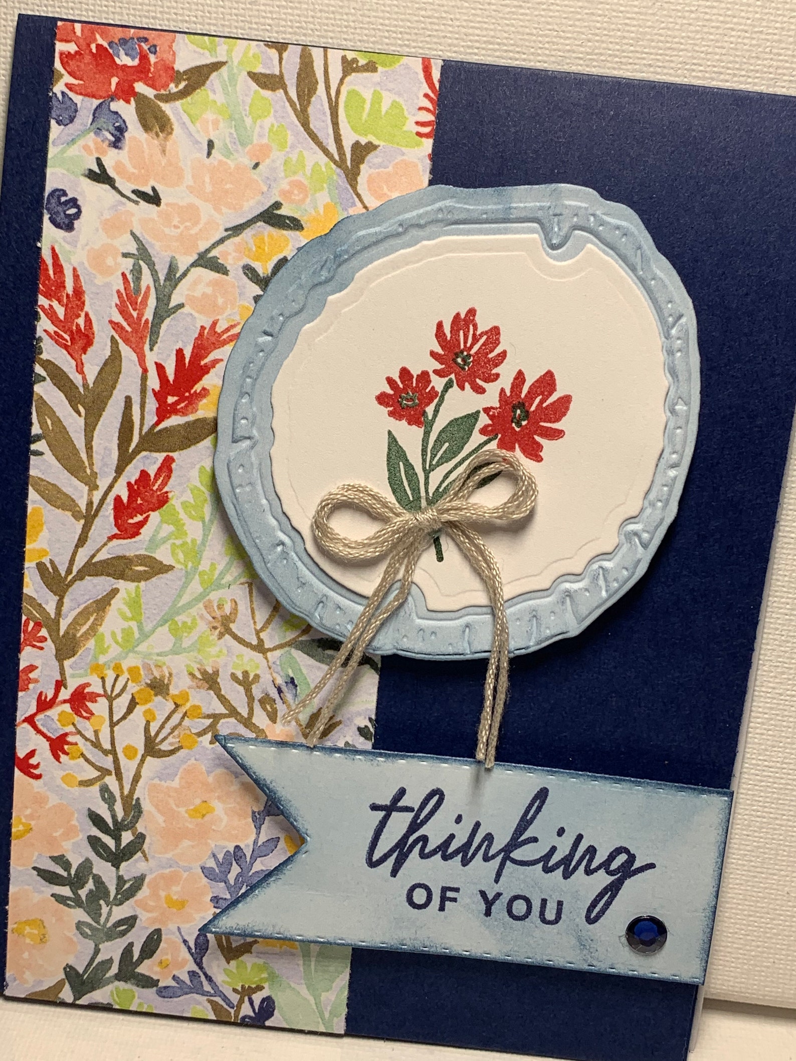 3 Pack - Homemade Greeting Card - Floral - Thinking of You - Birthday ...