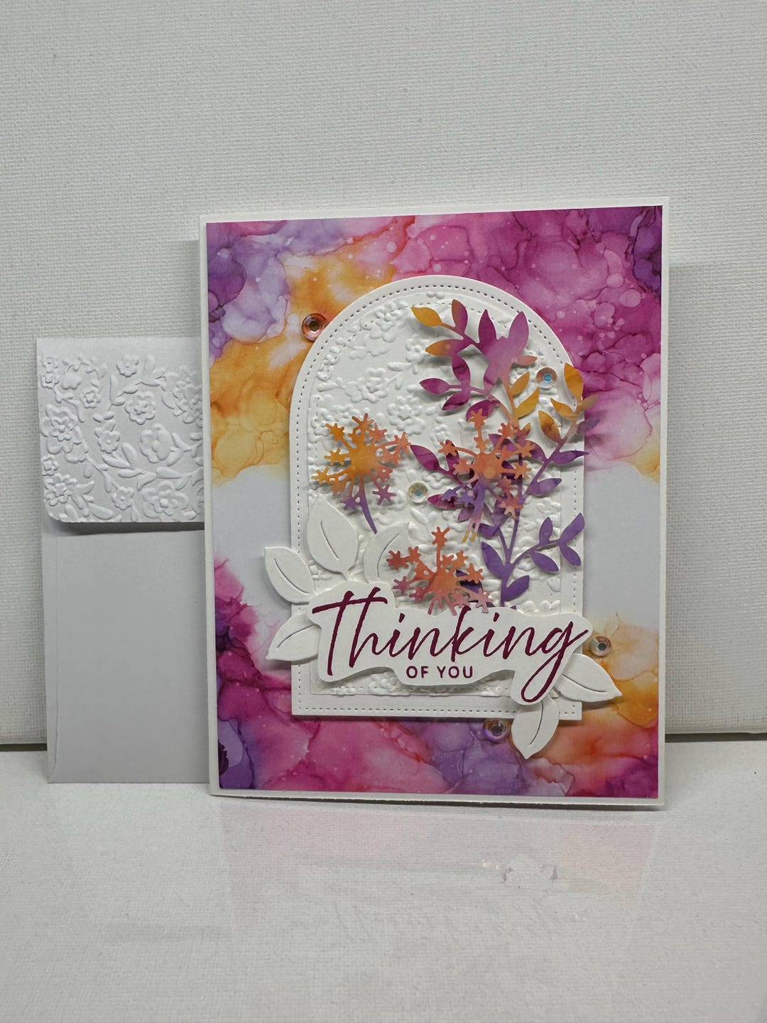 Homemade Greeting Card - Thinking of You - Stampin' Up - Etsy