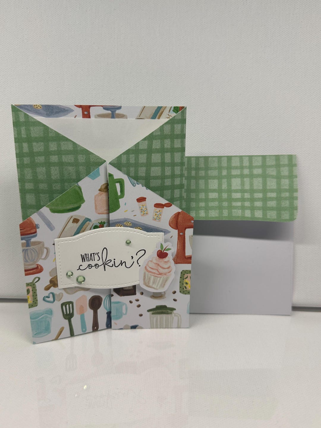 Homemade Greeting Card - Hello - Cooking - Stampin Up' - Etsy