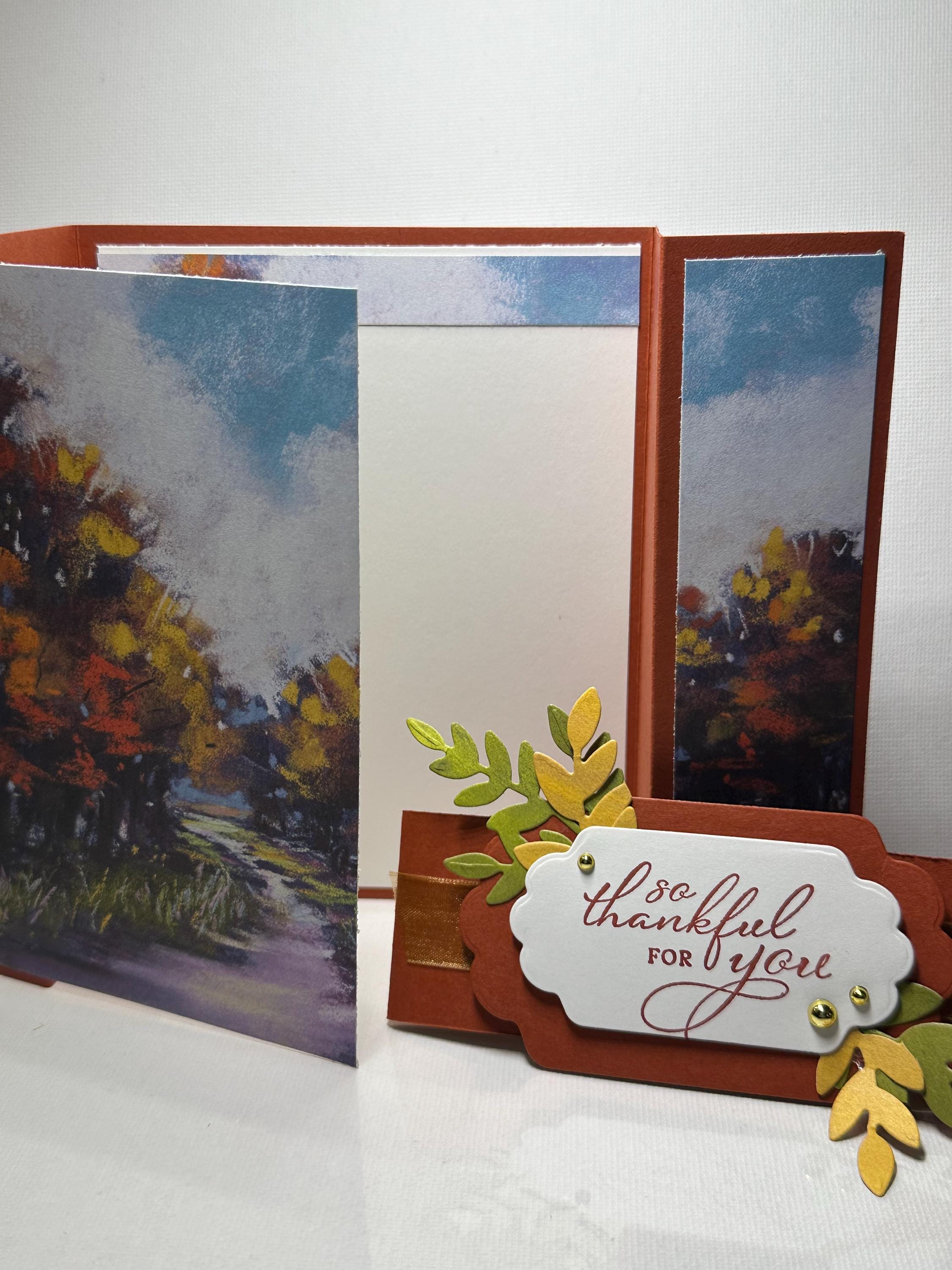 Homemade Greeting Card - Thankful - Autumn - Fall - Thanksgiving ...