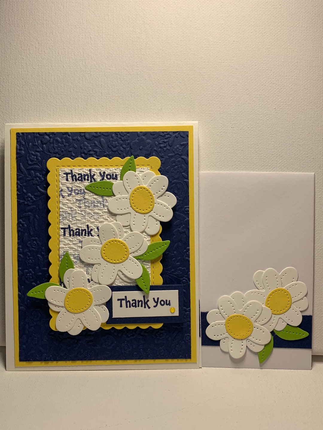 Homemade Greeting Card - Thank You - Floral - Stampin' Up - Etsy