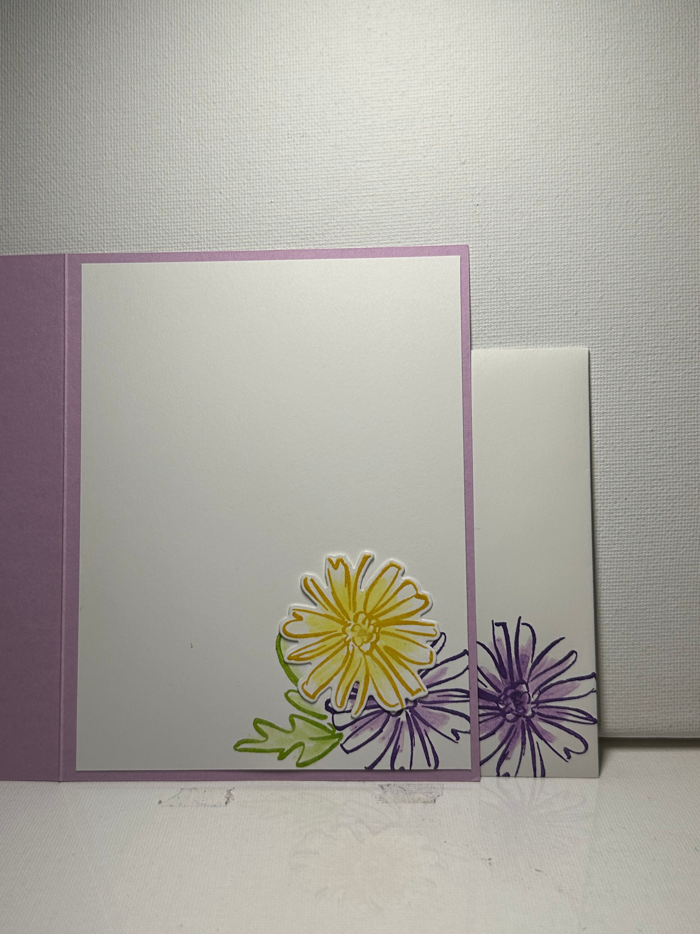 Homemade Greeting Card - Thank You - Floral - Stampin' Up - Etsy